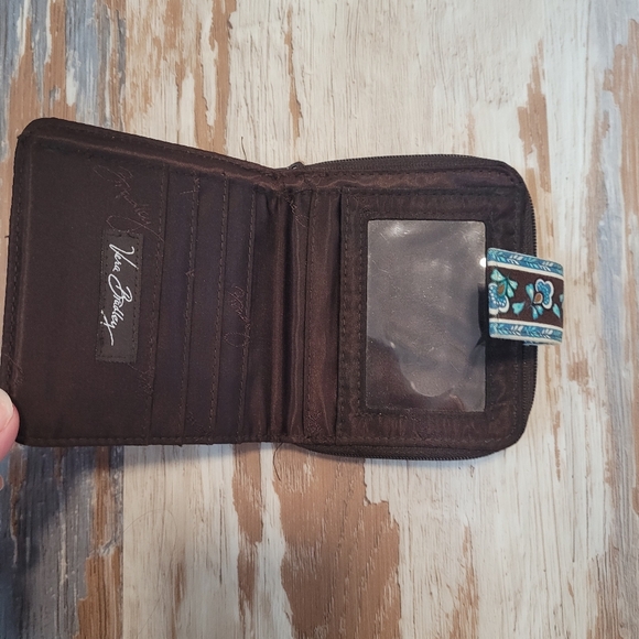 Set of 4 Vera Bradley Weekender Bag With Tote Bag, Purse, & Wallet In Java Blue - Picture 14 of 16